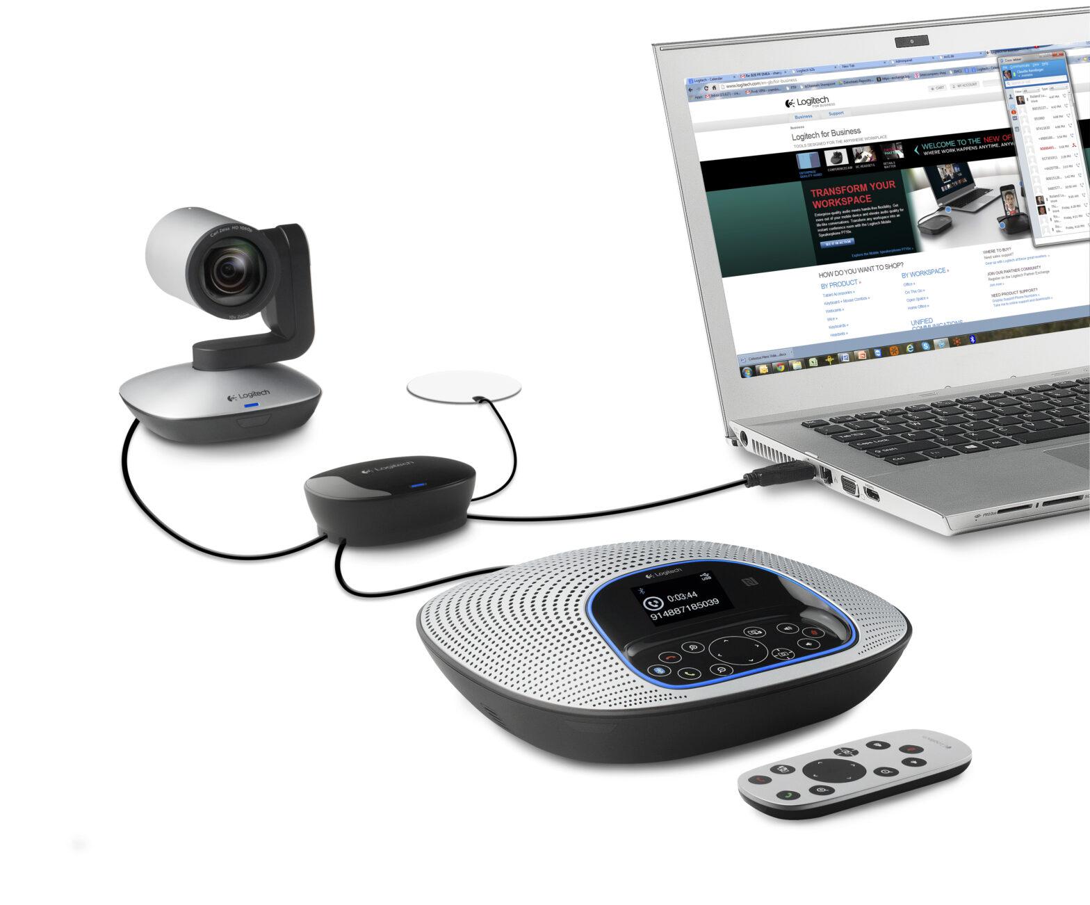 thumbnail image 2 of Logitech CC3000e ConferenceCam Original Camera Mount – Brand New OEM 2 of 3